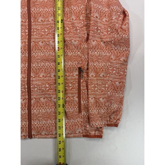Patagonia Bajadas Hoodie Womens size L Large Windbreaker Valley Flora 50+ UPF - Picture 4 of 8
